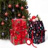 Fuyoooo 4 Pcs Christmas Gift Boxes with Lids Ribbons Xmas Stackable Boxes Square Nesting Gift Boxes Assorted Sizes for Christmas New Year Birthday Wrapping Gift(Snowman Style) view 1