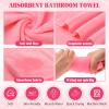 FillTouch 12 Pcs 15L Foldable Foot Soaking Tub Kit Portable Foot Bath Tub Foldable Foot Basin Bath Foot Tub for Soaking Feet with Towel and Storage Bag Soak Spa Bucket for Travel Camping (Pink) view 3