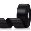 Aoropo Black Ribbon 1-1/2 Inch x 60 Yards, Black Satin Ribbon for Crafts, Gift Wrapping, Flower Bouquet, Birthday, Wedding and Festival Decor view 1