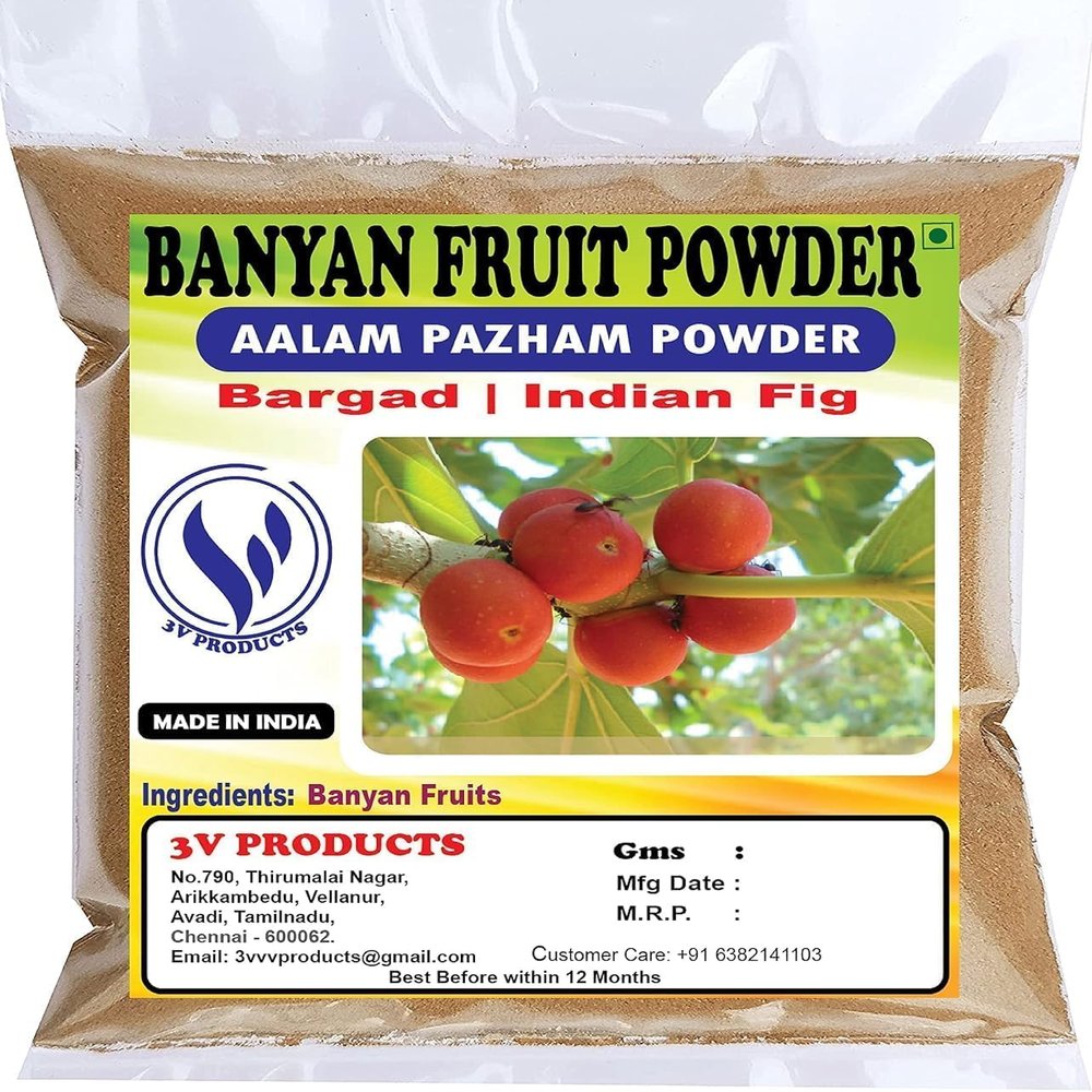 Banyan Fruit Powder 200g | Aalam Pazham Powder | Bargad | Indian Fig | Marri Udala Powder