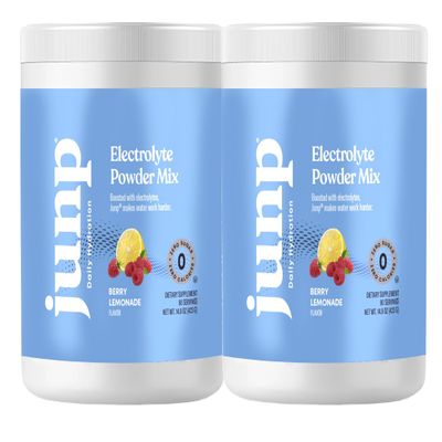 JUNP Electrolytes Powder No Sugar No Carbs  Fresh Berry Lemonade Keto Drink Mix - Potassium & Salt Electrolyte Hydration Powder Zero Calorie Sugar Free Electrolyte Powder, 90 Servings (Pack of 2)