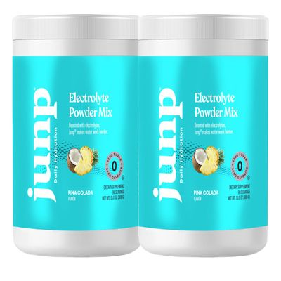 JUNP Electrolytes Powder No Sugar No Carbs  Pina Colada Coconut Pineapple Drink Mix - Potassium & Salt Electrolyte Hydration Powder - Zero Calorie Sugar Free Electrolyte Powder, Keto, 180 Servings