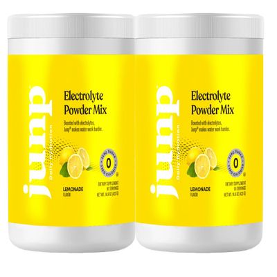 JUNP Electrolytes Powder No Sugar No Carbs  Fresh Squeezed Lemonade Drink Mix - Potassium & Salt Electrolyte Hydration Powder Zero Calorie Sugar Free Electrolyte Powder, Keto Friendly, 180 Servings