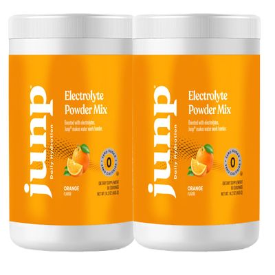 JUNP Electrolytes Powder No Sugar No Carbs  Sweet Tangy Citrus Orange Drink Mix - Potassium & Salt Electrolyte Hydration Powder Zero Calorie Sugar Free Electrolyte Powder, Keto Friendly, 180 Servings