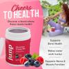 JUNP Electrolytes Powder No Sugar No Carbs  Wild Berry Fruit Flavor Drink Mix - Potassium & Salt Electrolyte Hydration Powder Zero Calorie Sugar Free Electrolyte Powder, Keto Friendly, 180 Servings view 3