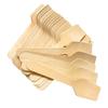 Disposable Square End Tasting Spoons, Mini Spoons Sampling Ice Cream Spoons 4 inches, Disposable Wooden Spoons (50) view 1