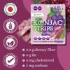 Fruity Konjac Strips Grape Flavor, Miracle Gummy, Plant-Based Healthy Snack, Gluten-Free, Made in Japan 0.7oz (20g) by B-GENKi (Pack of 3) view 3
