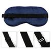 2 PCS Navy Satin Sleep Masks, Adjustable Silk Eye Mask for Sleeping, Blind Folds Soft Breathable Blindfold for Adults Couples Play Party Games Airplane Travel Essentials Eye Covers Patches Night Mask view 2