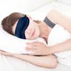 2 PCS Navy Satin Sleep Masks, Adjustable Silk Eye Mask for Sleeping, Blind Folds Soft Breathable Blindfold for Adults Couples Play Party Games Airplane Travel Essentials Eye Covers Patches Night Mask view 3