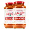 Arthur and Sons Vodka Sauce - Authentic Italian Recipe, Premium Quality, All-Natural Ingredients, No Added Sugar, Non-GMO, Gluten-Free, Perfect for Pasta, Pizza, and Cooking - 2 Pack (48oz) view 1