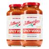 Arthur and Sons Spicy Vodka Sauce - Creamy Italian Recipe with a Kick, Premium Quality, All-Natural Ingredients, Non-GMO, Gluten-Free, Perfect for Pasta, Pizza, and Cooking - 2 Pack (48oz) view 1