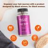 Black Girl Vitamins - Hair Food Biotin Supplement with Collagen for Hair Growth Support, Vegan, Gluten-Free, 60ct view 4