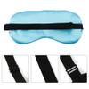 2 PCS Blue Silk Sleep Mask - Eye Masks for Sleep, Blindfold Travel Eye Mask - Shade Cover for Sleeping - Men & Women view 2