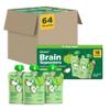 Brainiac Apple Applesauce, Unsweetened Applesauce with Vitamin C, Omega-3s & Choline, 64 Count, 3.2 oz view 1