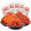 6 flavors mixed spicy spicy latiao,spicy big gluten, instant spicy slices spicy shreds, snack food,delicious Chinese snacks gifts, spicy sweet spicy,handmade spicy mala latiao (Mixed taste,10packs) view 1