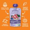 Little Brainiac Breakfast Blend Organic Fruit & Oat Toddler Pouches, Berry Apple Oat with Omega-3s DHA/EPA and Choline, Clean Label, BPA-Free, Non-GMO, 3.5 oz, Pack of 12 view 4