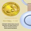 CHICWAY 2026 Mom's Choice Awards, Portable Sound Machine for Baby Adult, AI Cry Detection, 18 Soothing Sound, Bluetooth Rechargeable White Noise Machine for Home Office Travel, Nursery Light, Blue view 2
