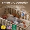CHICWAY 2026 Mom's Choice Awards, Portable Sound Machine for Baby Adult, AI Cry Detection, 18 Soothing Sound, Bluetooth Rechargeable White Noise Machine for Home Office Travel, Nursery Light, Blue view 3
