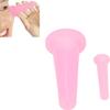 2Pcs Pink Silicone Cupping Set,Mini Face Cupping Set Vacuum Suction Massage Cups Anti Cup Facial Anti Wrinkle Cupping Set for Adults,Body and Face,Promotes Sleep Health and Household Health Care view 1