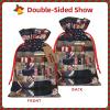 KOPUUYRD American Flag Patchwork Print Holiday Gift Bags Reusable Gift Bags,Bulk Gift Bags,Stylish Gift Bags For All Occasions view 3
