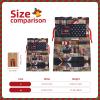 KOPUUYRD American Flag Patchwork Print Holiday Gift Bags Reusable Gift Bags,Bulk Gift Bags,Stylish Gift Bags For All Occasions view 4