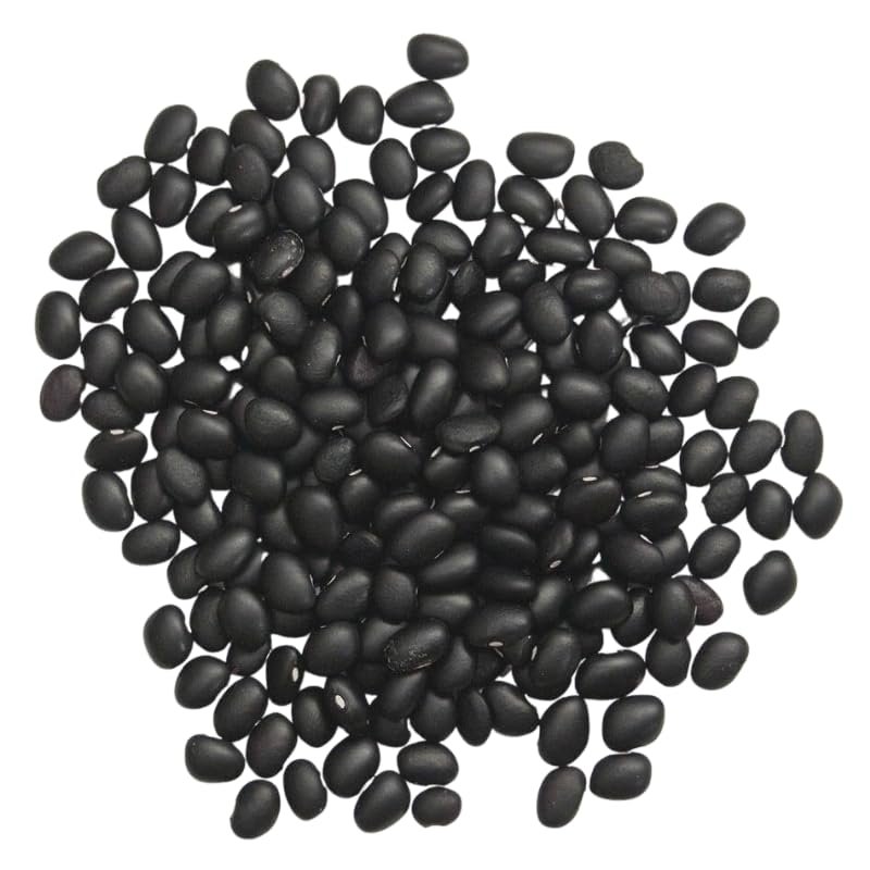 Organic Black Turtle Beans | Heirloom | NON-GMO | USA GROWN | Frijoles Tortuga | Bulk (2 Pounds)