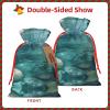KOPUUYRD Tranquil Water Print Holiday Gift Bags Reusable Gift Bags,Bulk Gift Bags,Stylish Gift Bags For All Occasions view 3