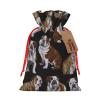 KOPUUYRD English Bulldogs Print Holiday Gift Bags Reusable Gift Bags,Bulk Gift Bags,Stylish Gift Bags For All Occasions view 1