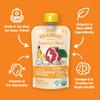Little Brainiac Breakfast Blend Organic Fruit & Oat Toddler Pouches, Banana Apple Oat with Omega-3s DHA/EPA and Choline, Clean Label, BPA-Free, Non-GMO, 3.5 oz, Pack of 12 view 4