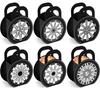 CHUNNIN 24Pcs Race Car Wheels Party Gift Boxes for Race Car Party Decorations Car Wheels Shaped Treat Boxes Racing Car Birthday Party Candy Boxes with Handle for Birthday Baby Shower Party Supplies view 1