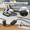 24V Foot Massager Charger Fit for Cloud Massage Shiatsu Foot Massage Machine 9486098094, Power Cord AC Adapter for Cloud Massage Feet Massager Deep Kneading with Heat Therapy XH2400-2500 XH24002500 view 3