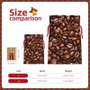 KOPUUYRD Funny Roasted Coffee Beans Print Holiday Gift Bags Reusable Gift Bags,Bulk Gift Bags,Stylish Gift Bags For All Occasions view 4