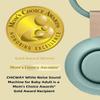 CHICWAY 2026 Mom's Choice Awards, Portable Sound Machine for Baby Adult, AI Cry Detection, 18 Soothing Sound, Bluetooth Rechargeable White Noise Machine for Home Office Travel, Nursery Light, Cyan view 2
