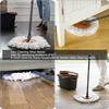 12Pack Spin Mop Replacement Heads,Spinning Mop Replace Head for Easy Wring Mop, 100% Microfiber Mop Head Replacement Compatible with Triangle Spin Mop Refill for Floor Cleaning,White view 4
