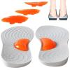 ALQFHFAdjustable Supination Insoles, Different Height Arch Support Orthotics Heel Wedge Corrective Inserts Orthopedic Insoles for Supination and Overpronation Men's and Women's Supination Insoles - O view 1