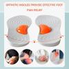 ALQFHFAdjustable Supination Insoles, Different Height Arch Support Orthotics Heel Wedge Corrective Inserts Orthopedic Insoles for Supination and Overpronation Men's and Women's Supination Insoles - O view 2