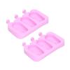 Ice Cream 2-Pack Silicone Shape with Lid for Homemade Treats Compatible with Standard Freezers and Kitchen Storage view 2