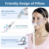 Nasal Pillow Assembly Kit for P10, Under Nose Pillow Supplies Includes Headgear, Tube and 3 Size Nose Pads view 3