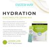 Faster Way - Hydration - Electrolyte Drink Mix - With Apple Cider Vinegar, Choline, Probiotics & Natural B Vitamins - Energize & Revive - Powder Packets - Zero Sugars -Gluten Free -Lemon Lime -30 Pack view 3