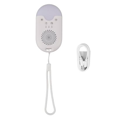 Portable Sound Machine with 8 Nature Sounds, Sound Machine with Colorful Nightlight and Timer Memory Function