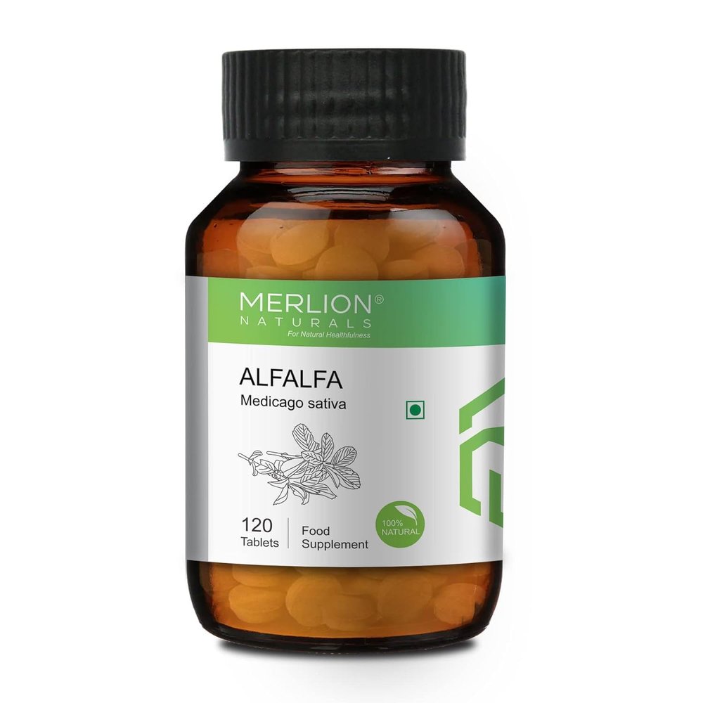 Alfalfa Tablets, Medicago Sativa, All Natural, Pure Herbs 500mg x 120 Tablets