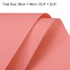 MECCANIXITY Pearlescent Film Flower Wrapping Paper 22.8x22.8 Inch Waterproof for DIY Crafts, Gift/Gift Box Packaging Watermelon Red Pack of 20pcs view 2
