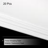 MECCANIXITY Pearlescent Film Flower Wrapping Paper 22.8x22.8 Inch Waterproof for DIY Crafts, Gift/Gift Box Packaging Pearl White Pack of 20pcs view 3