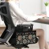 Gomyblomy Boho Flowers Wheelchair Side Bag with Pockets Wheelchair Storage Tote Bag with Cup Holder Armrest Pouch Accessories for Wheelchairs, Mobility Scooters, Walker view 3