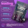 Lucid Superfood Organic Mushroom Coffee with Nootropics - Lion's Mane, Tremella, Cordyceps & Turkey Tail - Instant Mushroom Coffee Focus Brain Health - Alpha GPC, L-Theanine, Ginko Biloba - USA Made view 2
