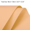 MECCANIXITY Pearlescent Film Flower Wrapping Paper 22.8x22.8 Inch Waterproof for DIY Crafts, Gift/Gift Box Packaging Oatmeal Pack of 20pcs view 2