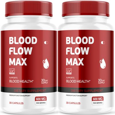 LIVORKA (2 Pack Blood Flow Max, Blood Flow Max Capsules, Blood Flow Max Blood Support, Blood Flow Capsules for Generall Wellness, Blood Flow Max Pills, 60 Capsules for 2 Months