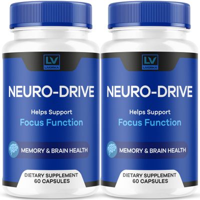 (2 Pack) Neuro Drive Capsules, Neuro Drive Advanced Formula, Neuro Drive Brain, Neuro Drive All Natural Reviews, 120 Capsules for 2 Months