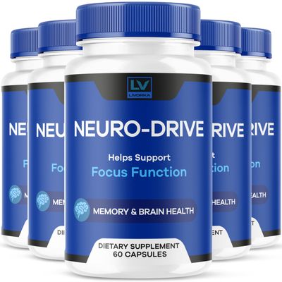 (5 Pack) Neuro Drive Capsules, Neuro Drive Advanced Formula, Neuro Drive Brain, Neuro Drive All Natural Reviews, 300 Capsules for 5 Months
