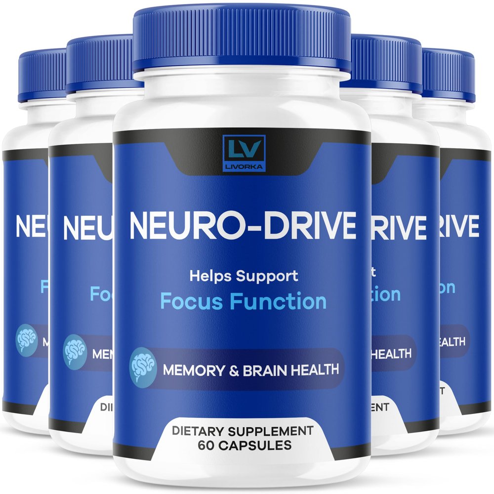 (5 Pack) Neuro Drive Capsules, Neuro Drive Advanced Formula, Neuro Drive Brain, Neuro Drive All Natural Reviews, 300 Capsules for 5 Months